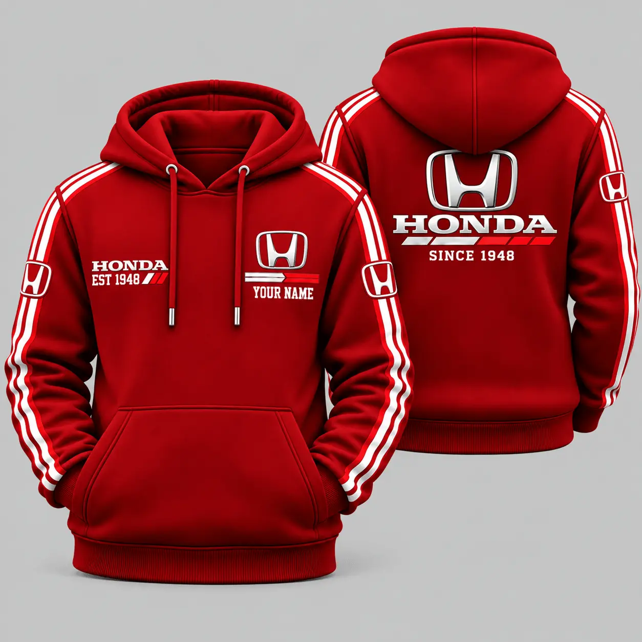 Honda | Triple Racing Stripe Hoodie