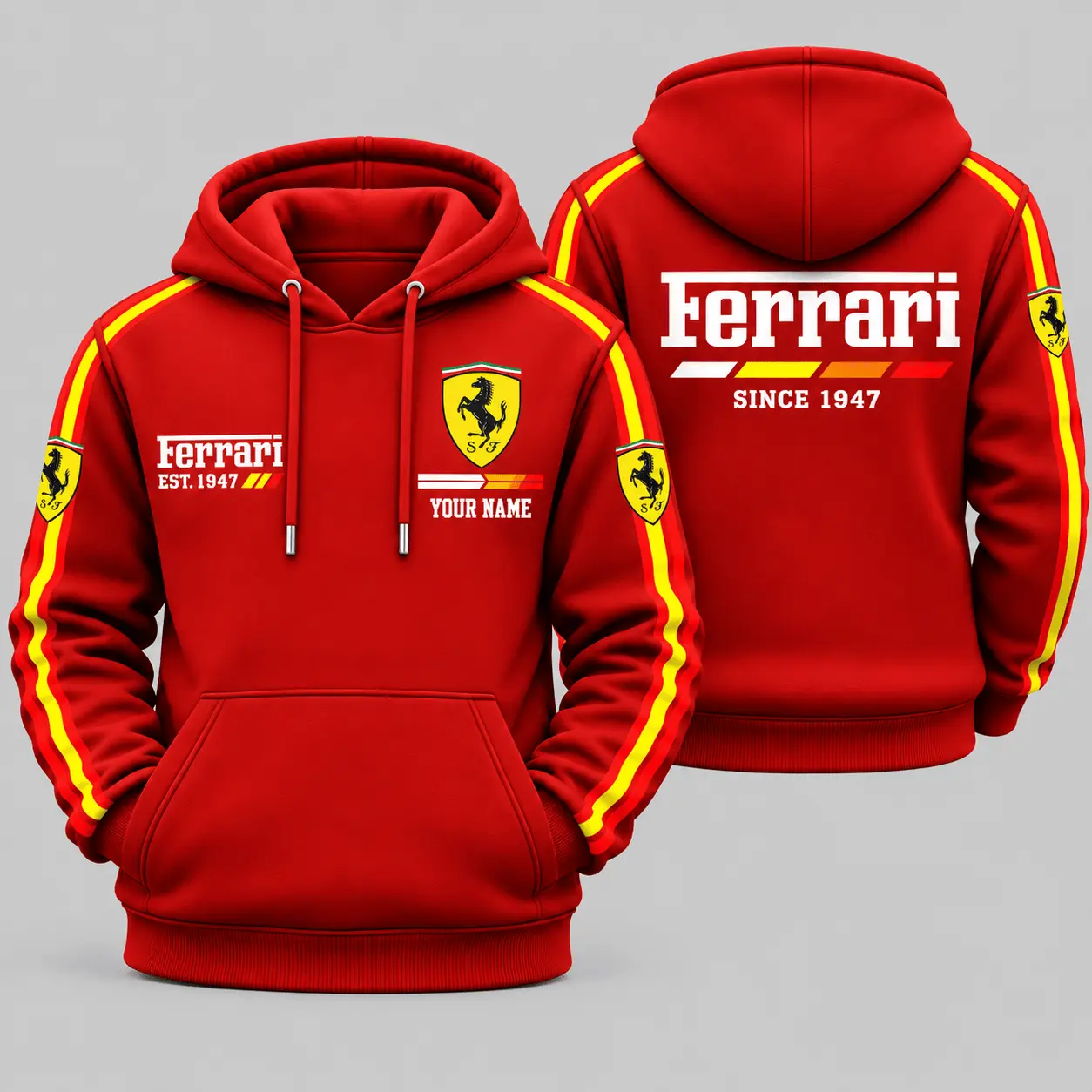 Ferrari | Triple Racing Stripe Hoodie