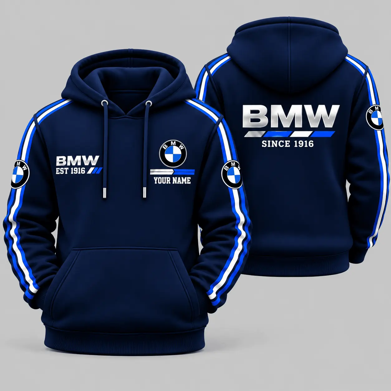 BMW | Triple Racing Stripe Hoodie