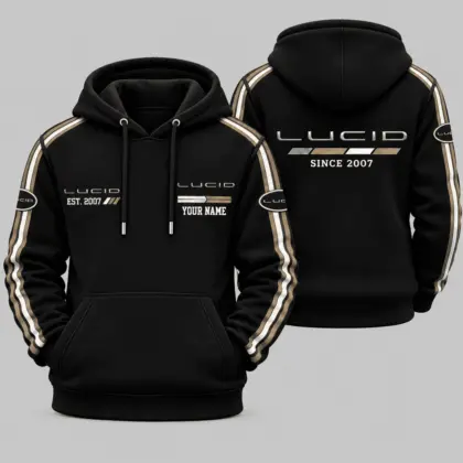 Lucid | Triple Racing Stripe Hoodie