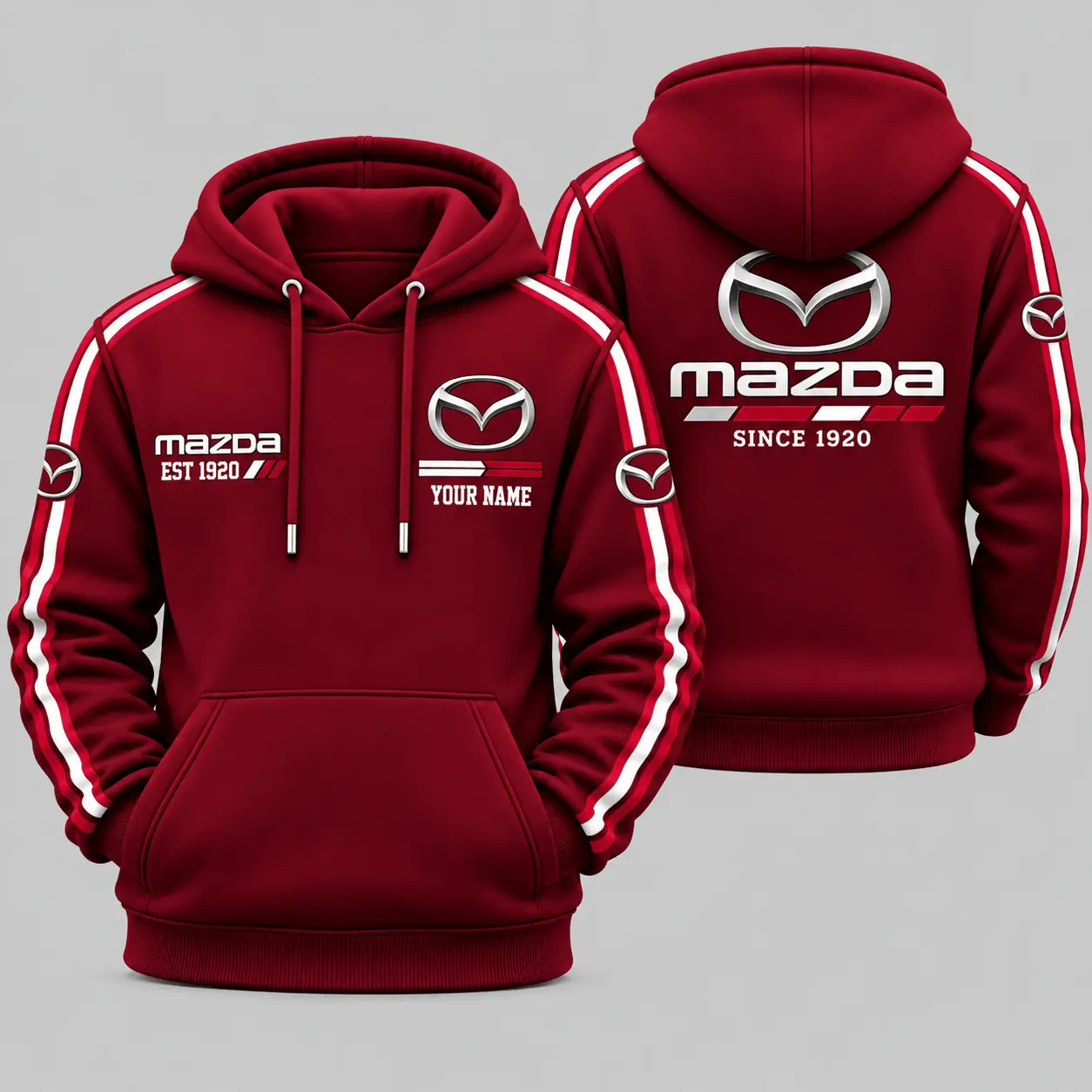 Mazda | Triple Racing Stripe Hoodie