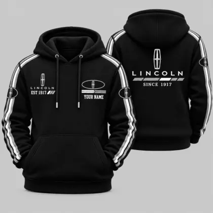 Lincoln | Triple Racing Stripe Hoodie