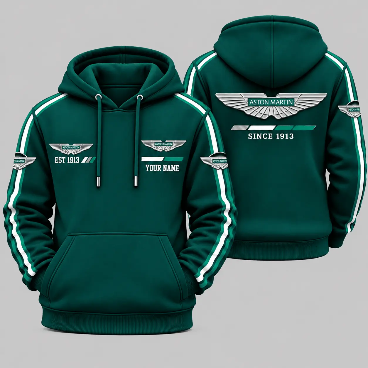 Aston Martin | Triple Racing Stripe Hoodie