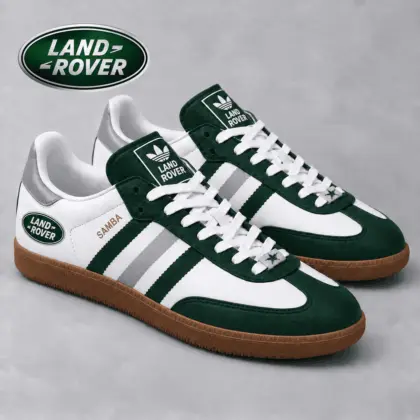Land Rover | Samba-Inspired Retro Low-Top Sneakers
