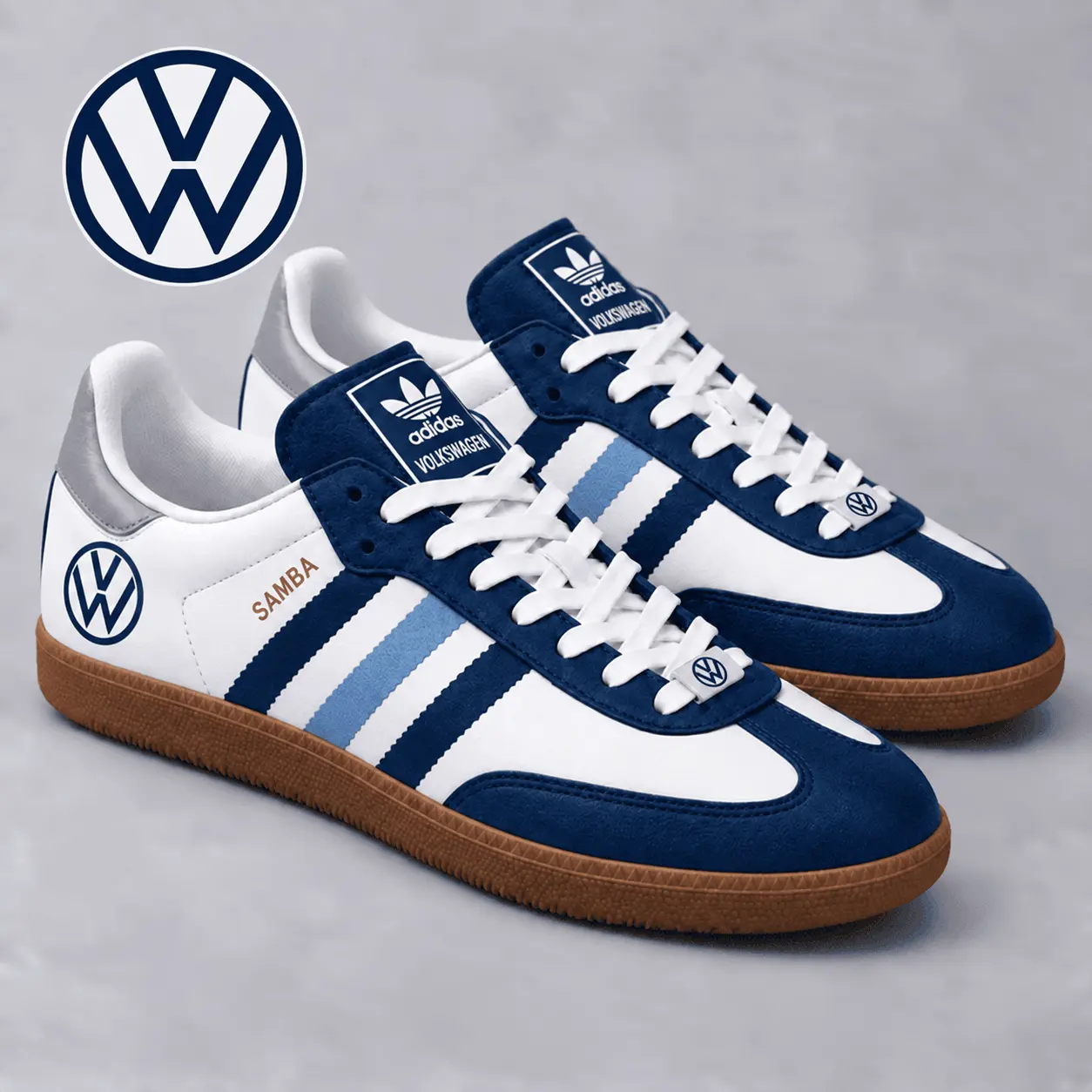 Volkswagen | Samba-Inspired Retro Low-Top Sneakers