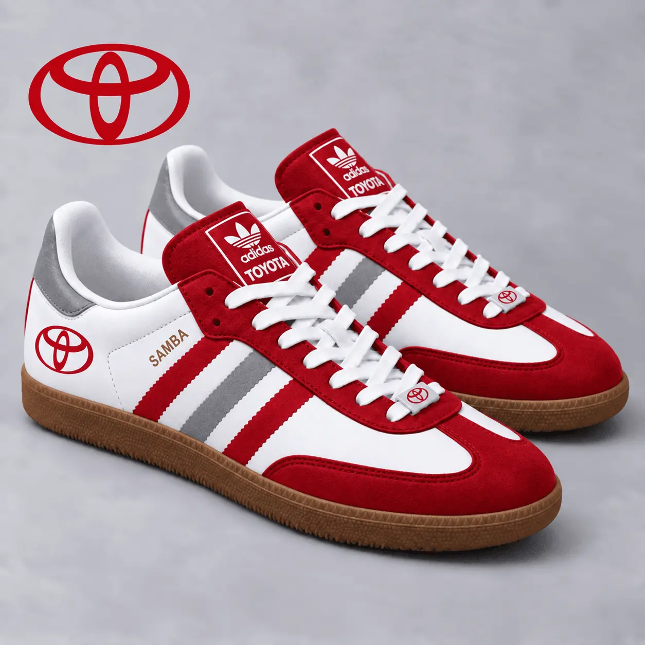 Toyota | Samba-Inspired Retro Low-Top Sneakers