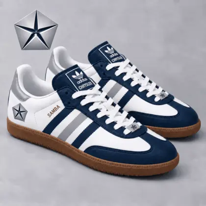 Chrysler | Samba-Inspired Retro Low-Top Sneakers