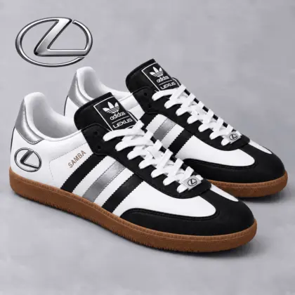 Lexus | Samba-Inspired Retro Low-Top Sneakers