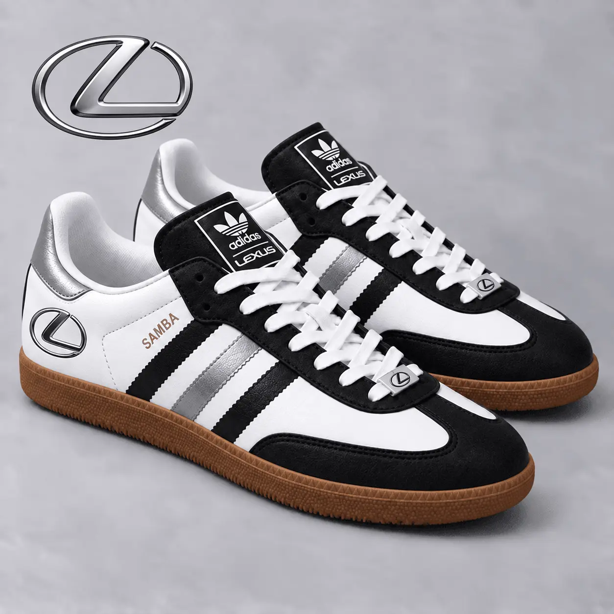 Lexus | Samba-Inspired Retro Low-Top Sneakers