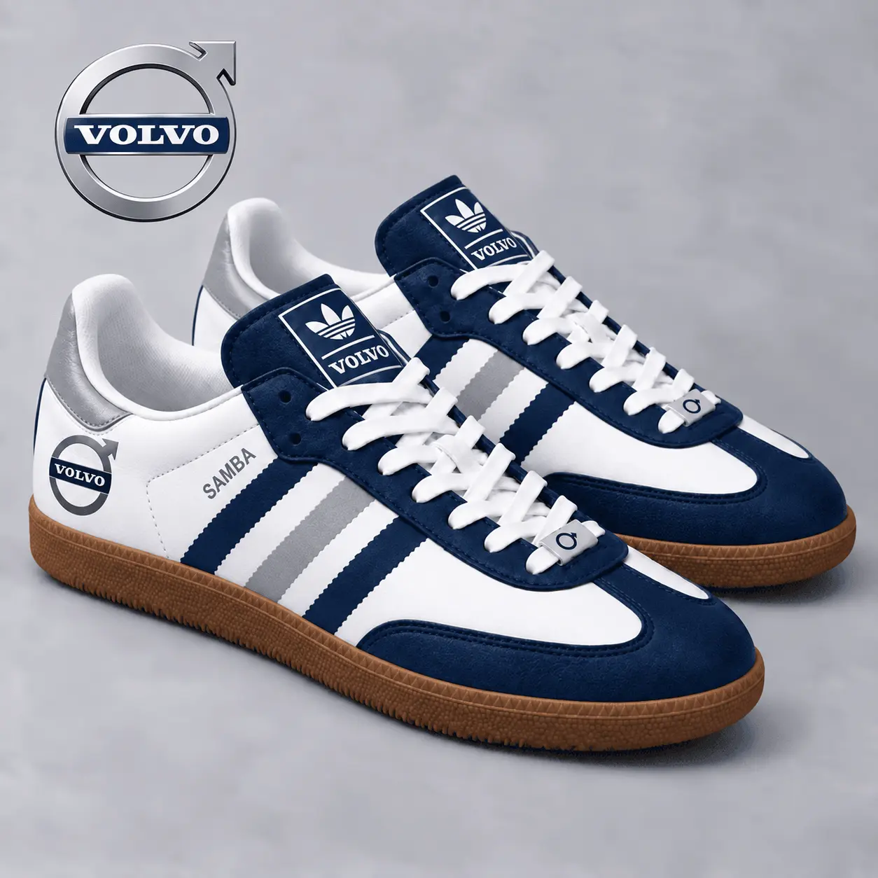 Volvo | Samba-Inspired Retro Low-Top Sneakers