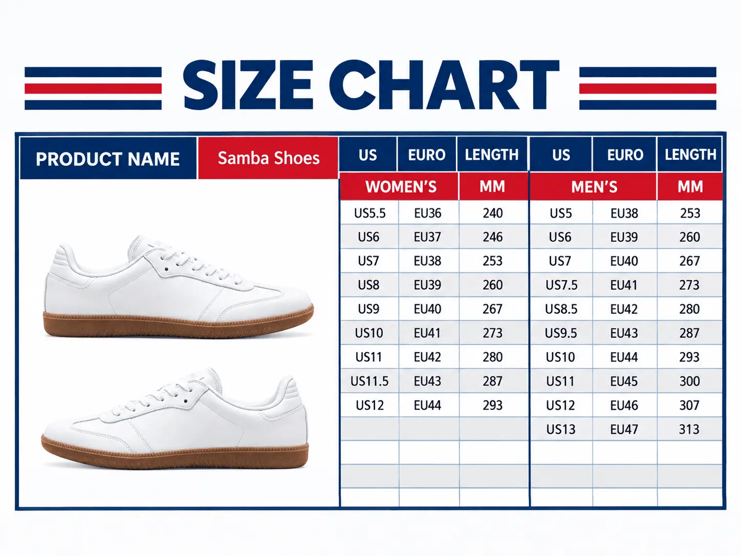 Hyundai | Samba-Inspired Retro Low-Top Sneakers