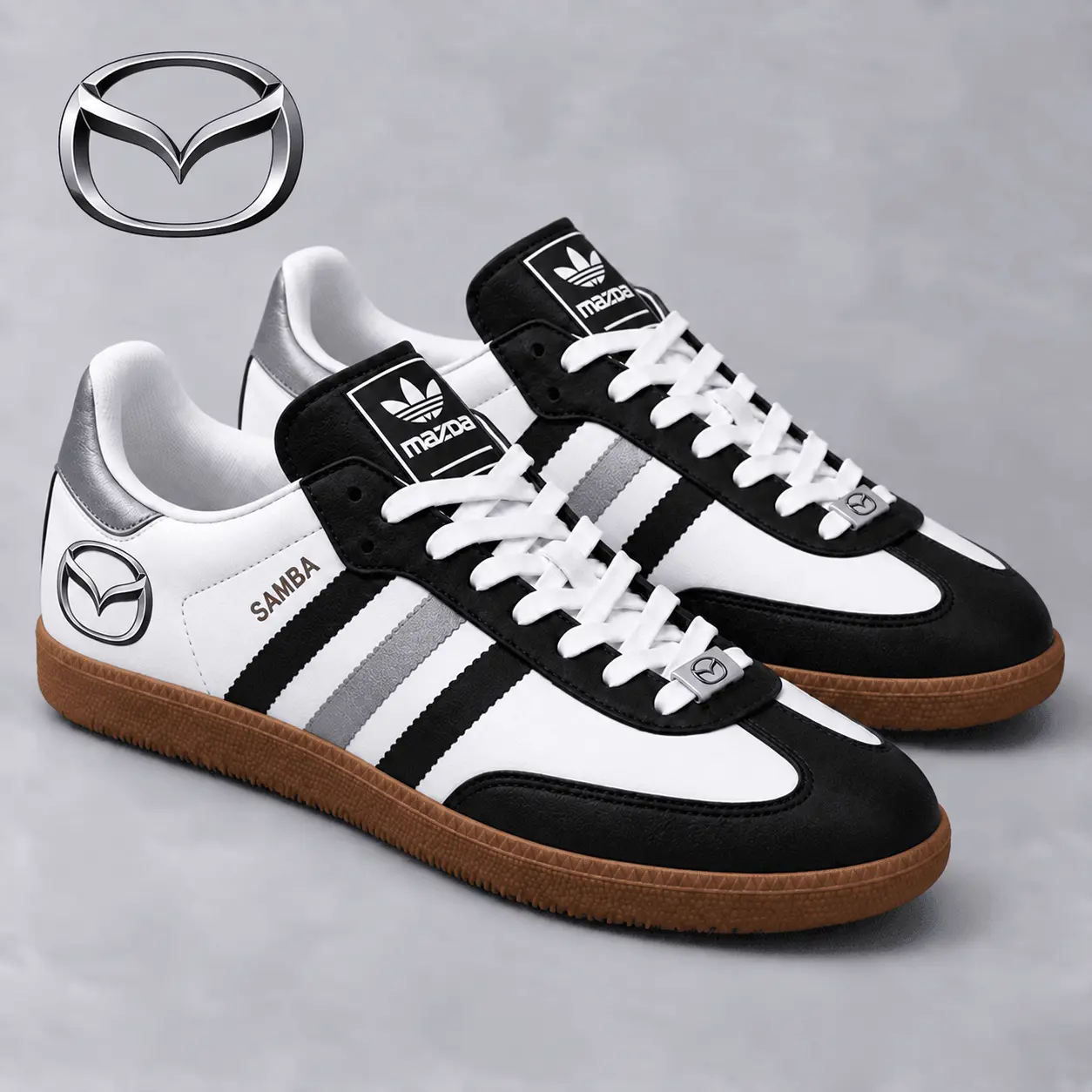 Mazda | Samba-Inspired Retro Low-Top Sneakers
