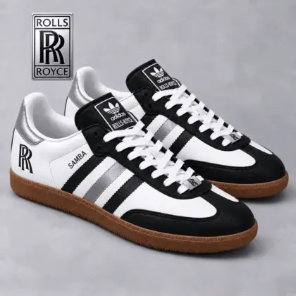 Rolls-Royce | Samba-Inspired Retro Low-Top Sneakers