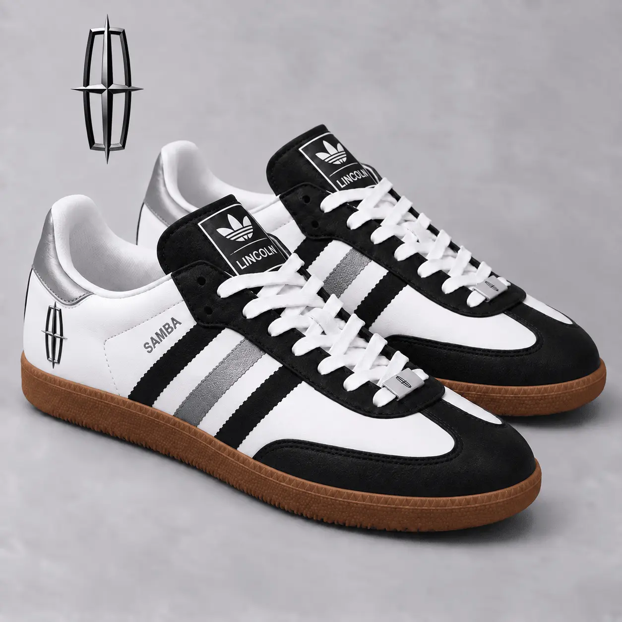 Lincoln | Samba-Inspired Retro Low-Top Sneakers