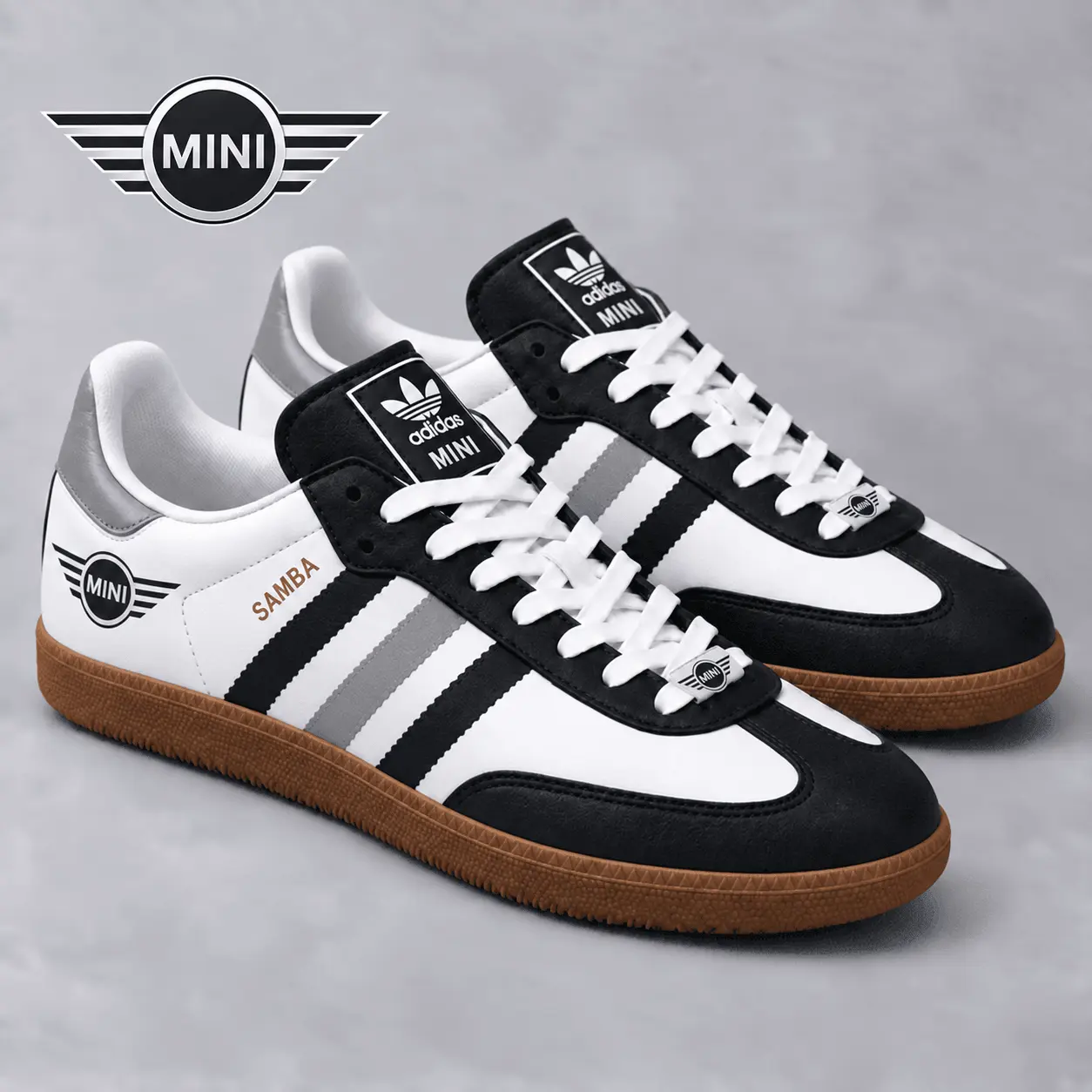 Mini | Samba-Inspired Retro Low-Top Sneakers