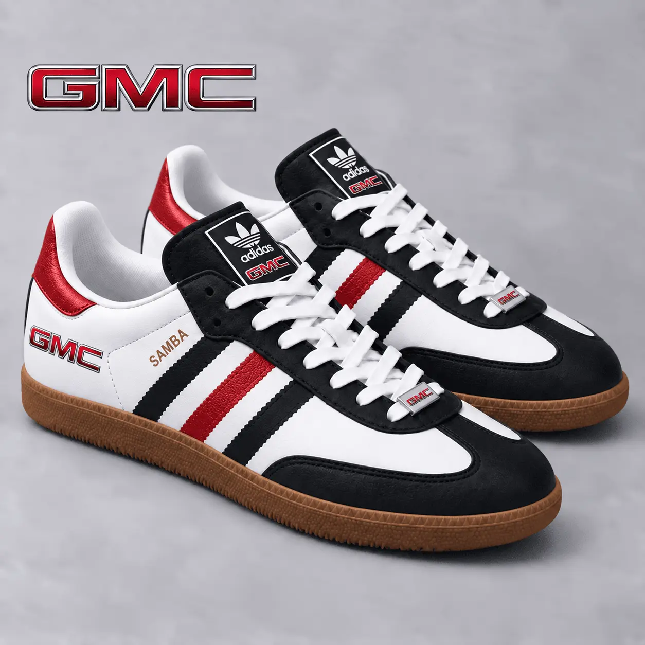 GMC | Samba-Inspired Retro Low-Top Sneakers