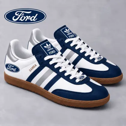 Ford | Samba-Inspired Retro Low-Top Sneakers