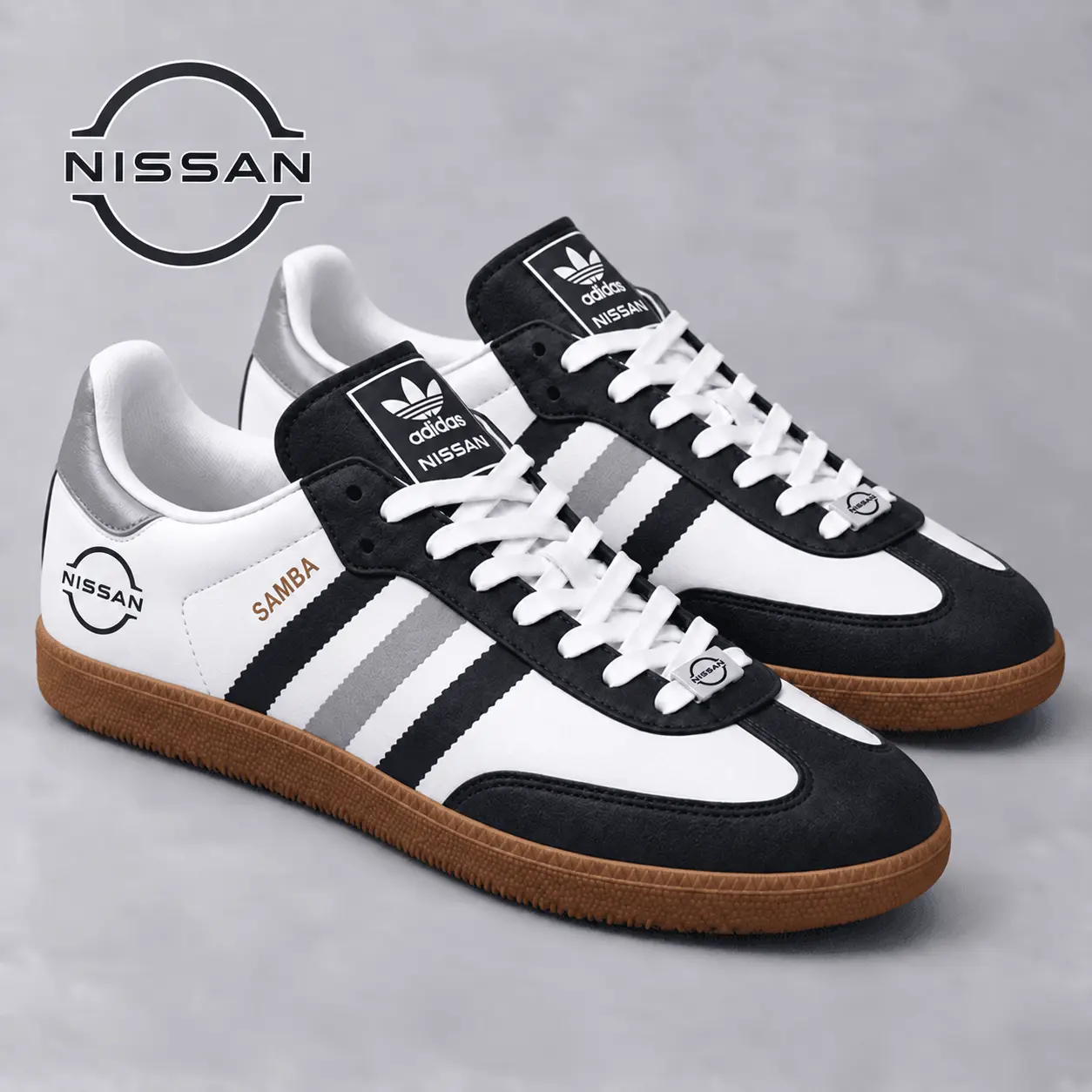 Nissan | Samba-Inspired Retro Low-Top Sneakers