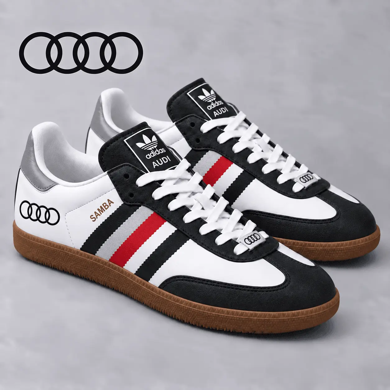 Audi | Samba-Inspired Retro Low-Top Sneakers