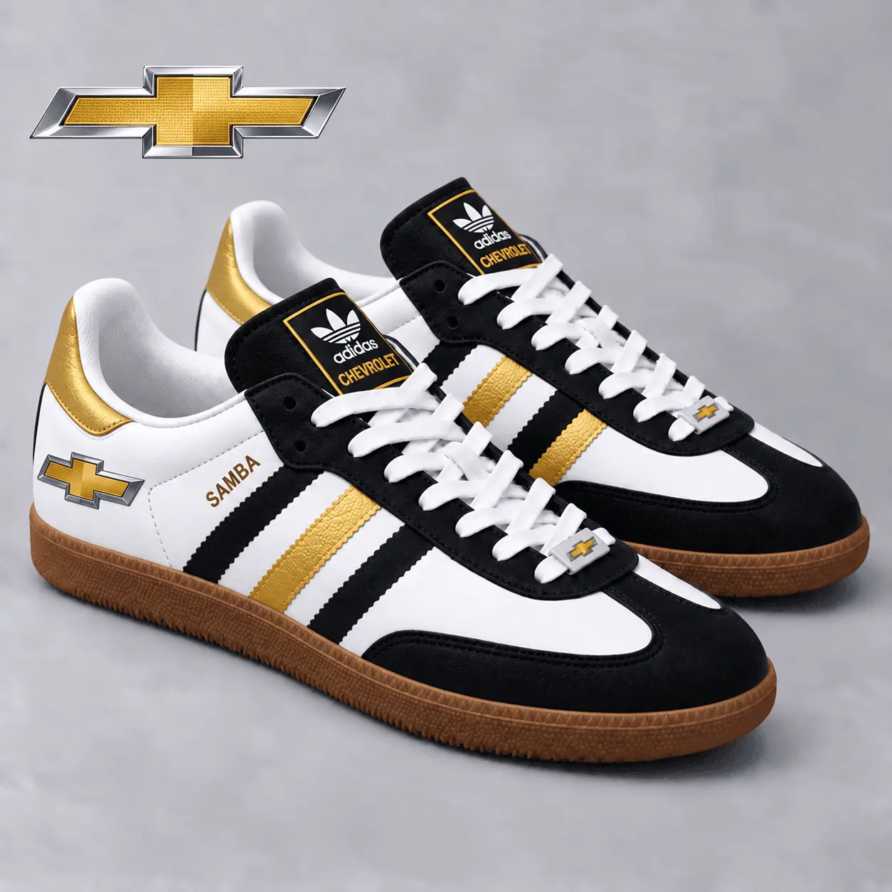 Chevrolet | Samba-Inspired Retro Low-Top Sneakers