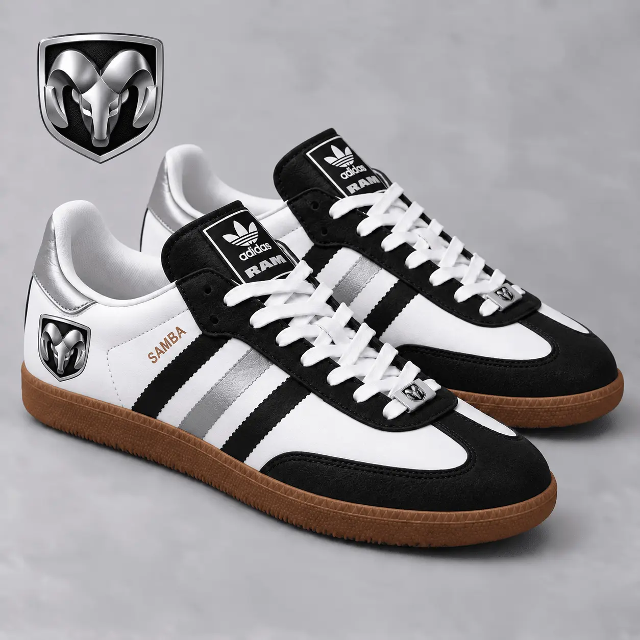 Ram | Samba-Inspired Retro Low-Top Sneakers