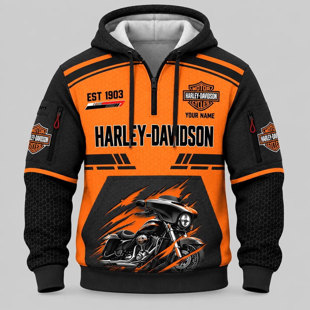 Harley-Davidson | Honeycomb Claw Graphic Tracksuit Set - Hoodie
