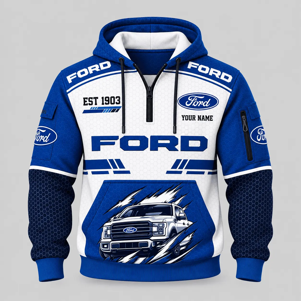 Ford | Honeycomb Claw Graphic Tracksuit Set - Hoodie