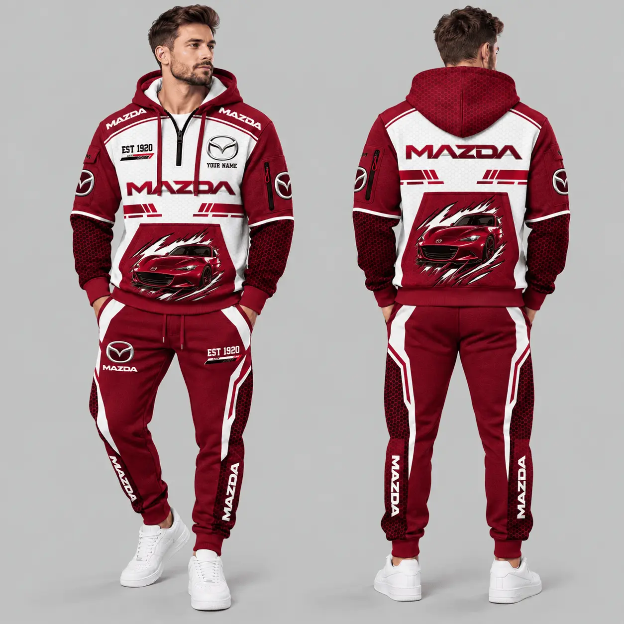 Mazda | Honeycomb Claw Graphic Tracksuit Set