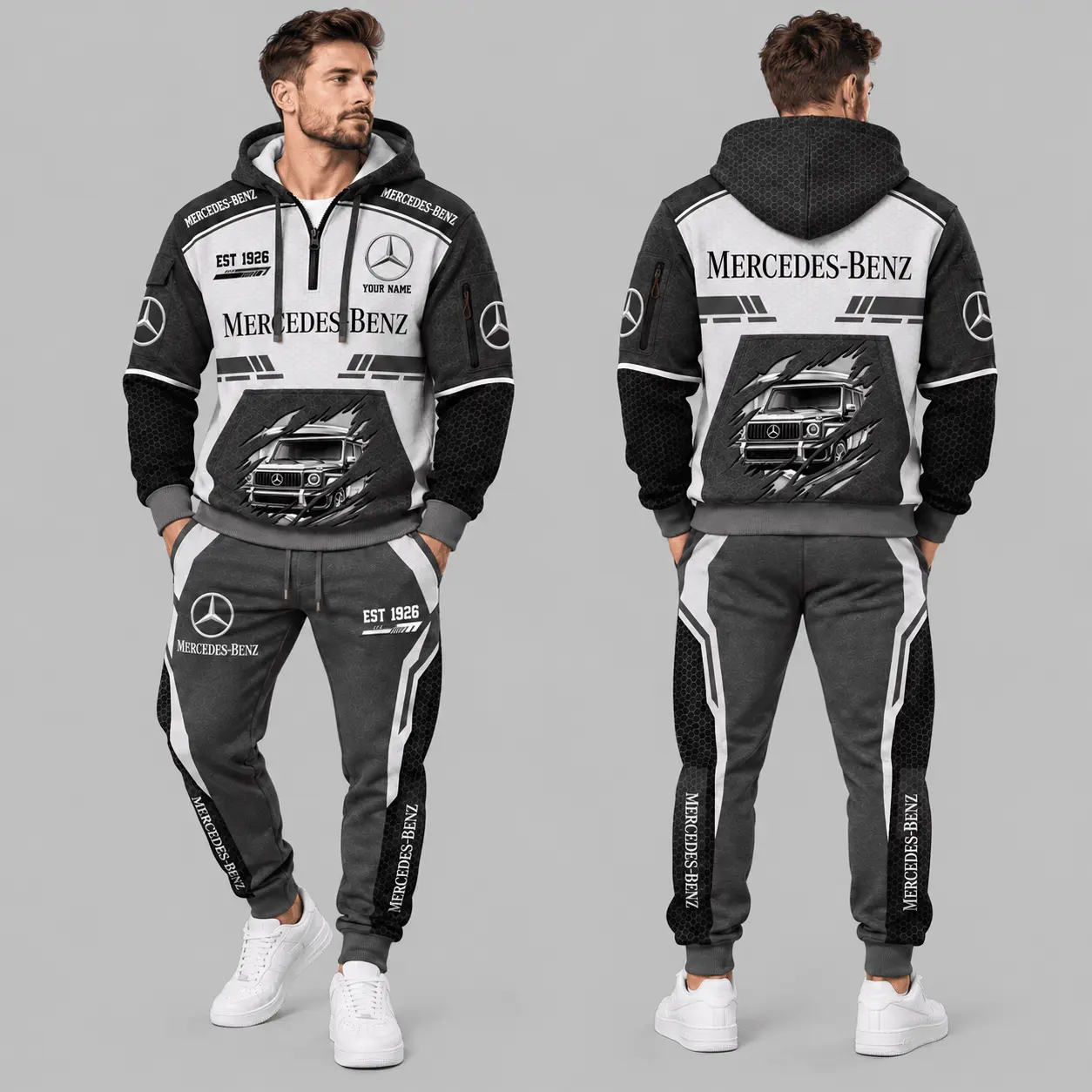 Mercedes-Benz | Honeycomb Claw Graphic Tracksuit Set