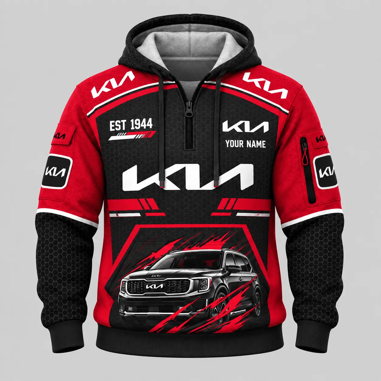 Kia | Honeycomb Claw Graphic Tracksuit Set - Hoodie
