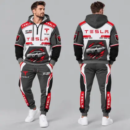 Tesla | Honeycomb Claw Graphic Tracksuit Set