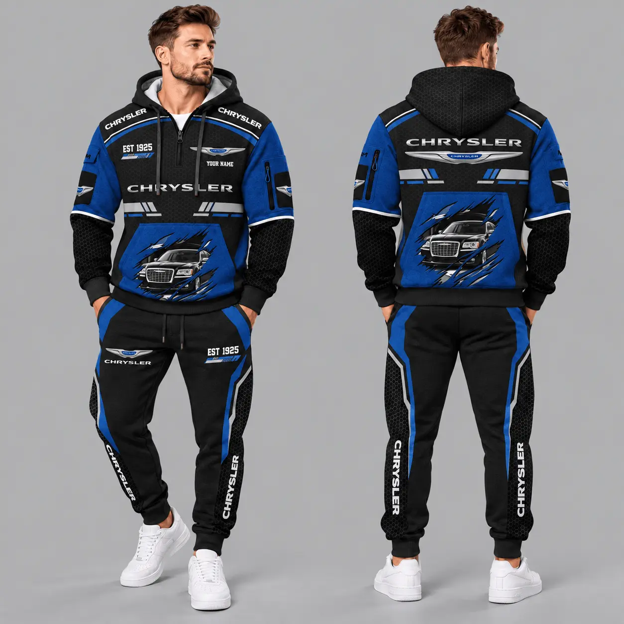 Chrysler | Honeycomb Claw Graphic Tracksuit Set