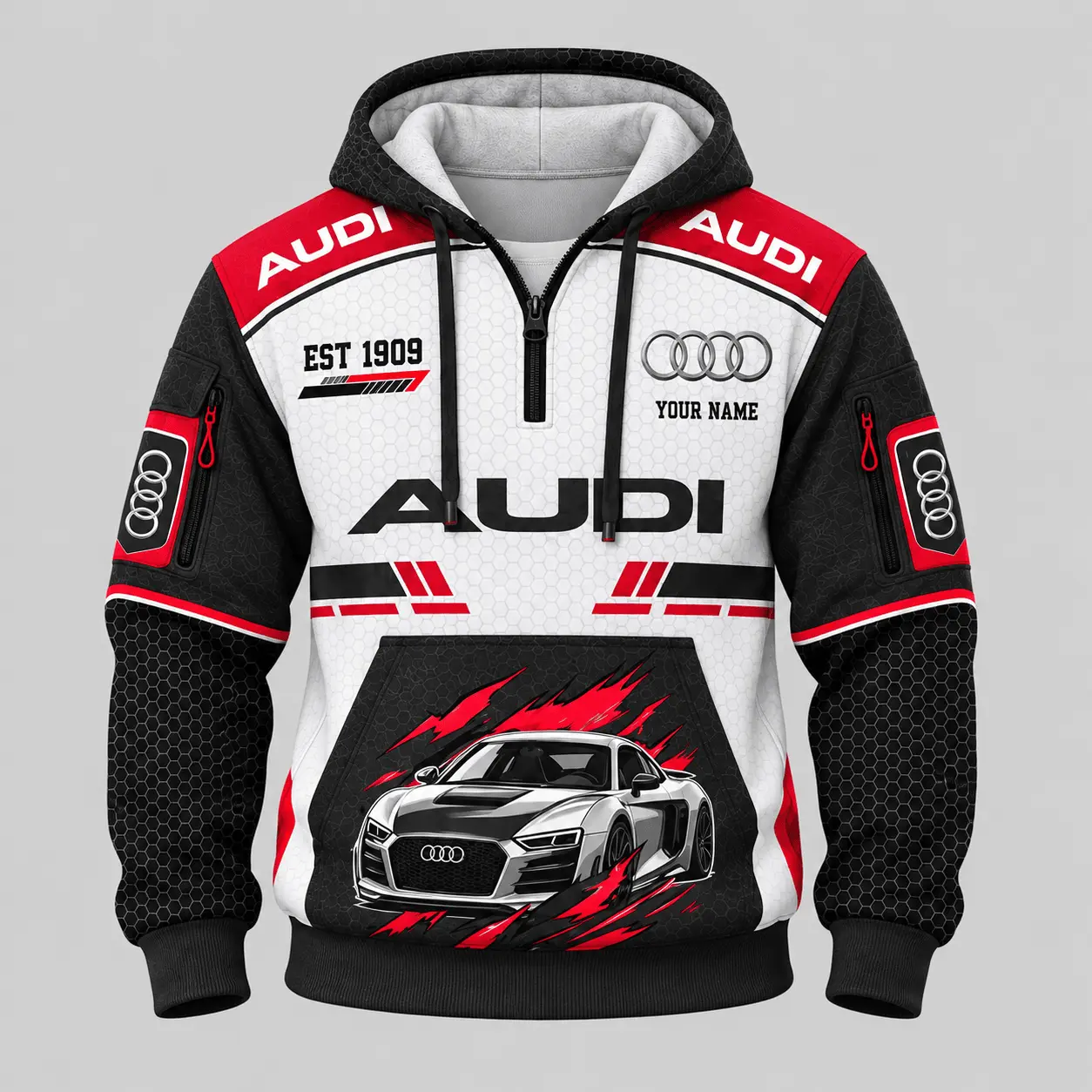Audi | Honeycomb Claw Graphic Tracksuit Set - Hoodie