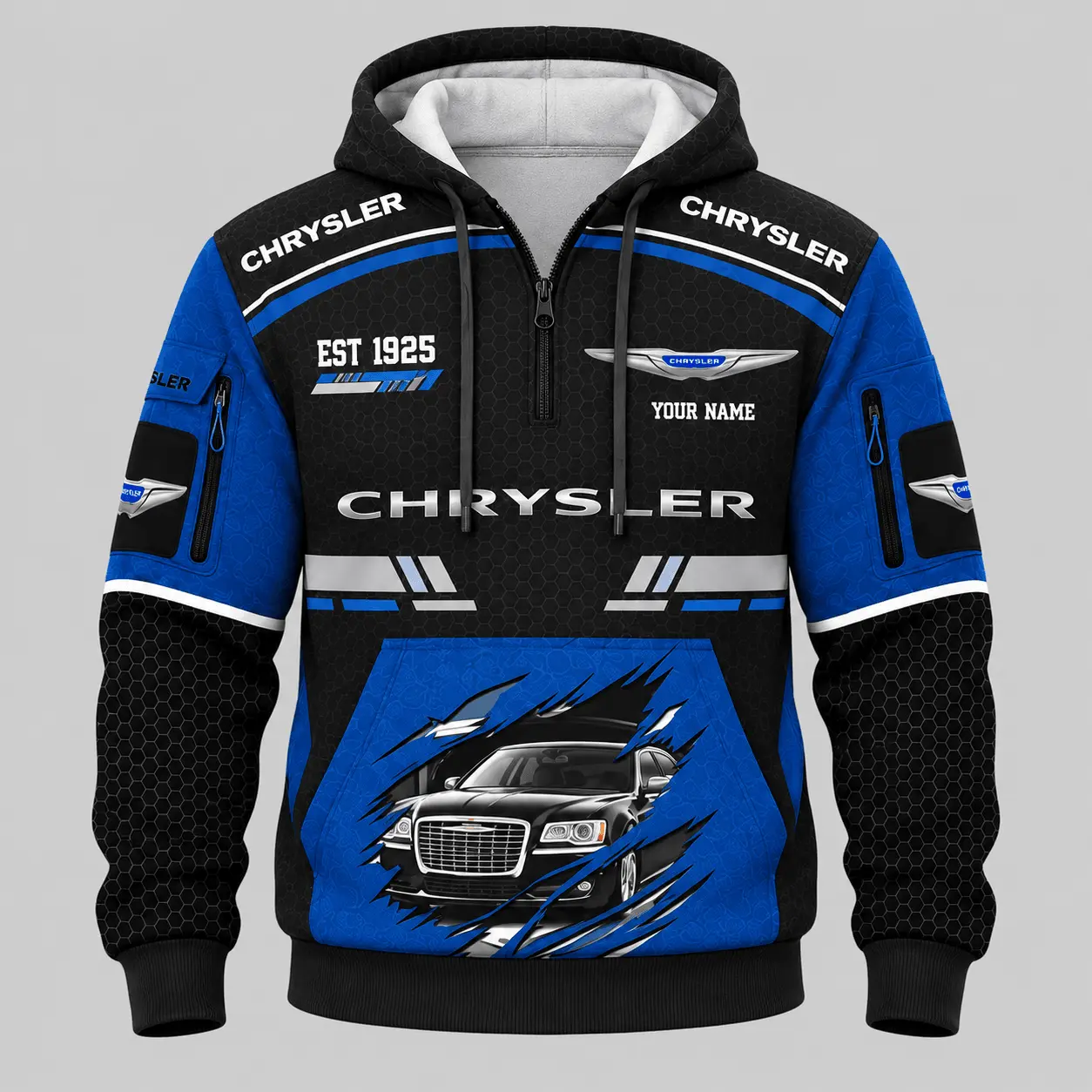 Chrysler | Honeycomb Claw Graphic Tracksuit Set - Hoodie