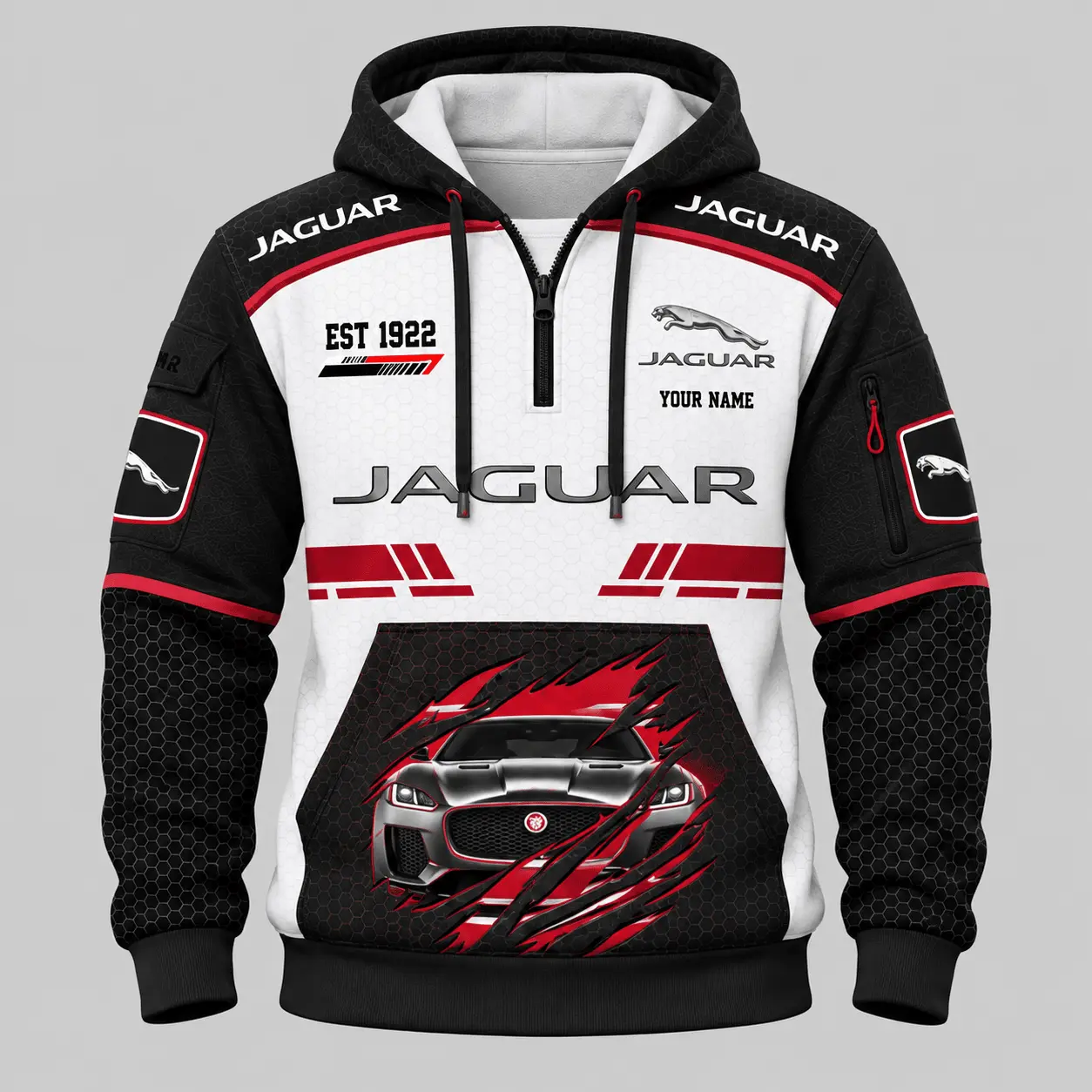 Jaguar | Honeycomb Claw Graphic Tracksuit Set - Hoodie