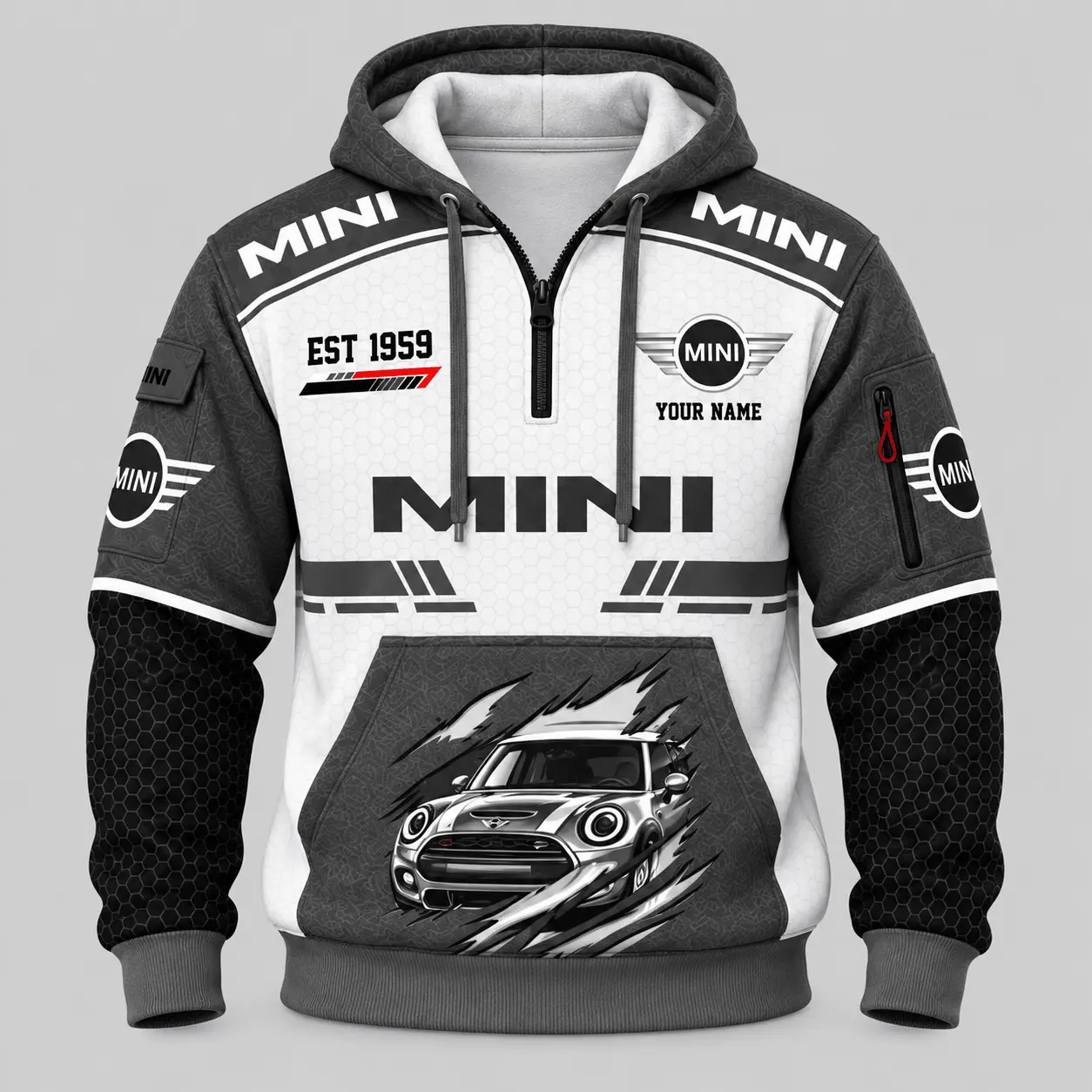 Mini | Honeycomb Claw Graphic Tracksuit Set - Hoodie