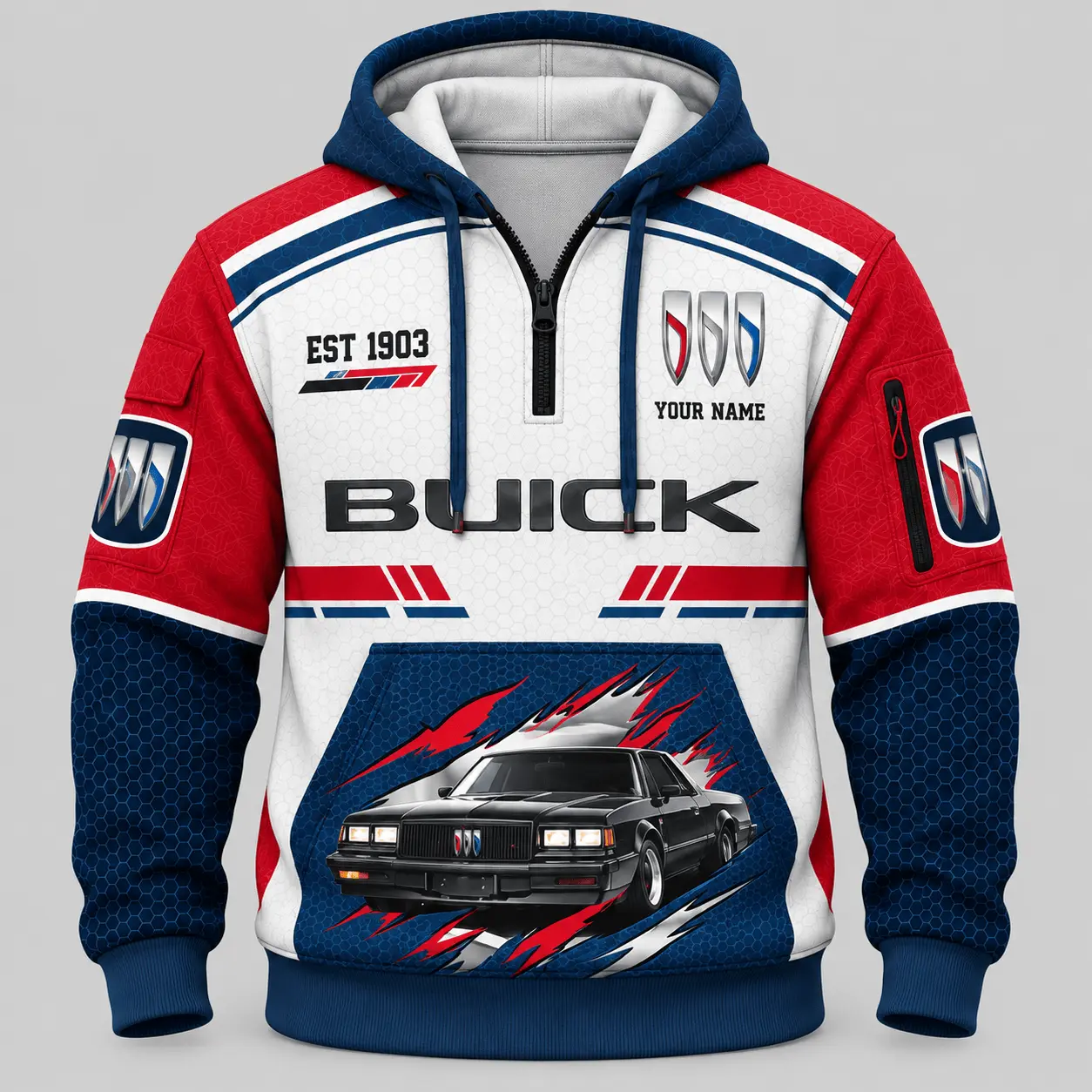 Buick | Honeycomb Claw Graphic Tracksuit Set - Hoodie