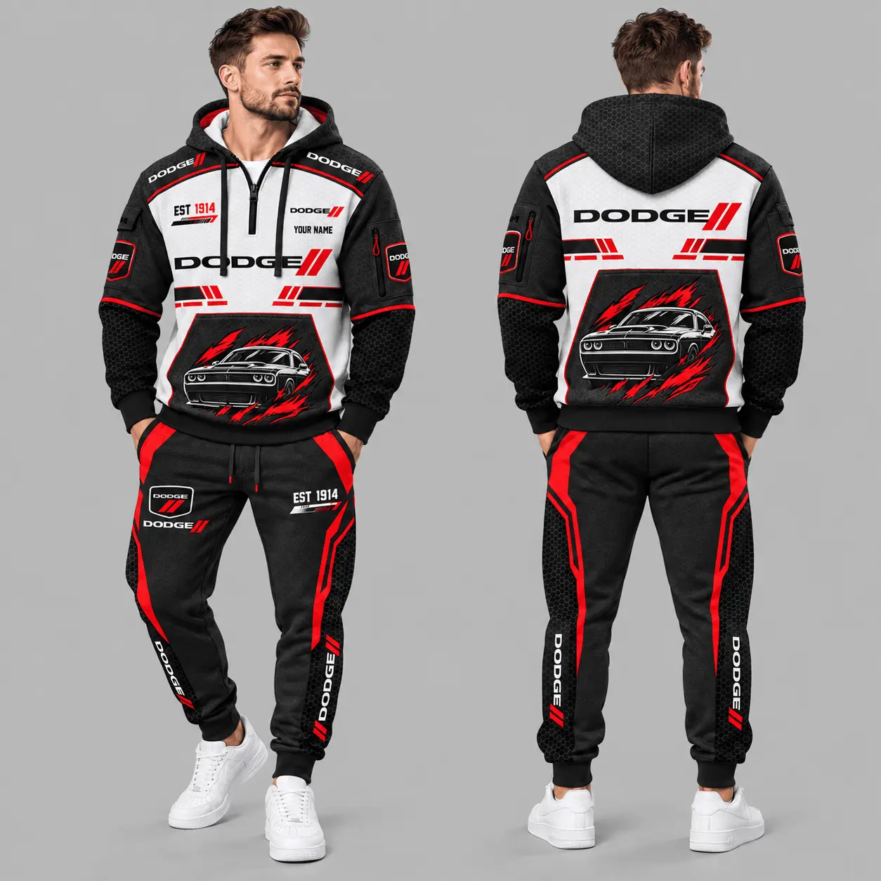 Dodge | Honeycomb Claw Graphic Tracksuit Set