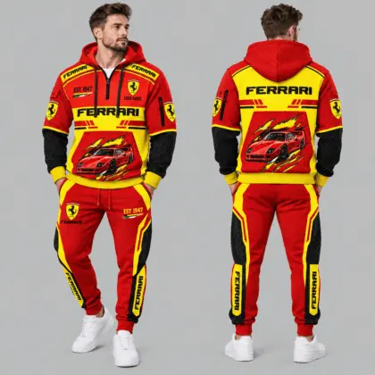 Ferrari | Honeycomb Claw Graphic Tracksuit Set