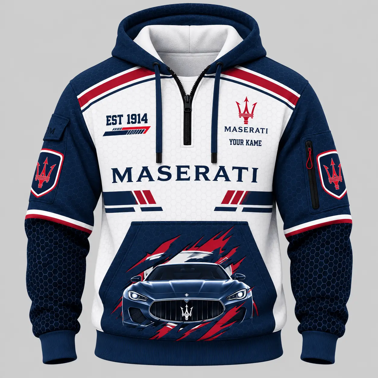 Maserati | Honeycomb Claw Graphic Tracksuit Set - Hoodie