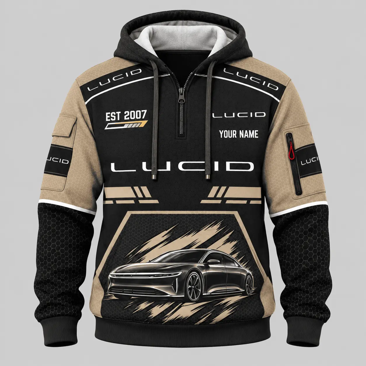 Lucid | Honeycomb Claw Graphic Tracksuit Set - Hoodie