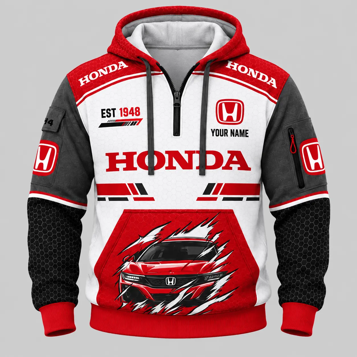 Honda | Honeycomb Claw Graphic Tracksuit Set - Hoodie