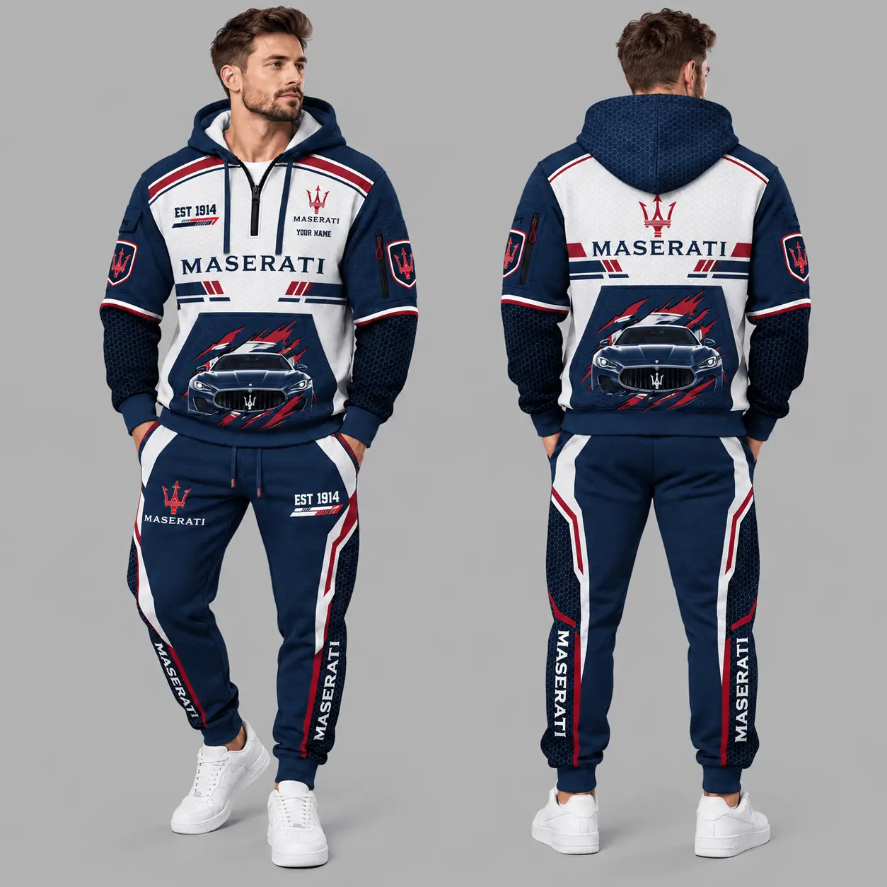 Maserati | Honeycomb Claw Graphic Tracksuit Set