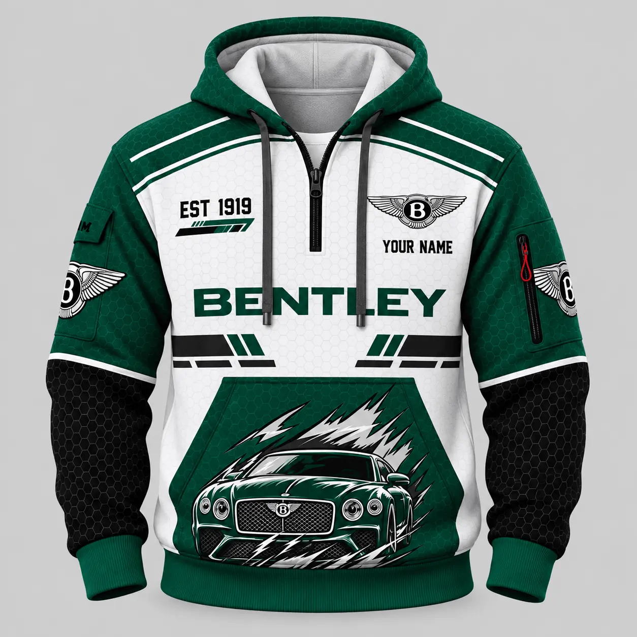 Bentley | Honeycomb Claw Graphic Tracksuit Set - Hoodie