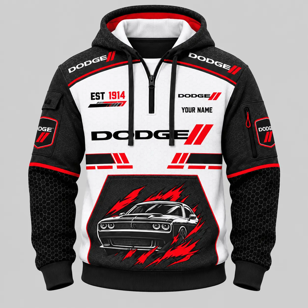 Dodge | Honeycomb Claw Graphic Tracksuit Set - Hoodie