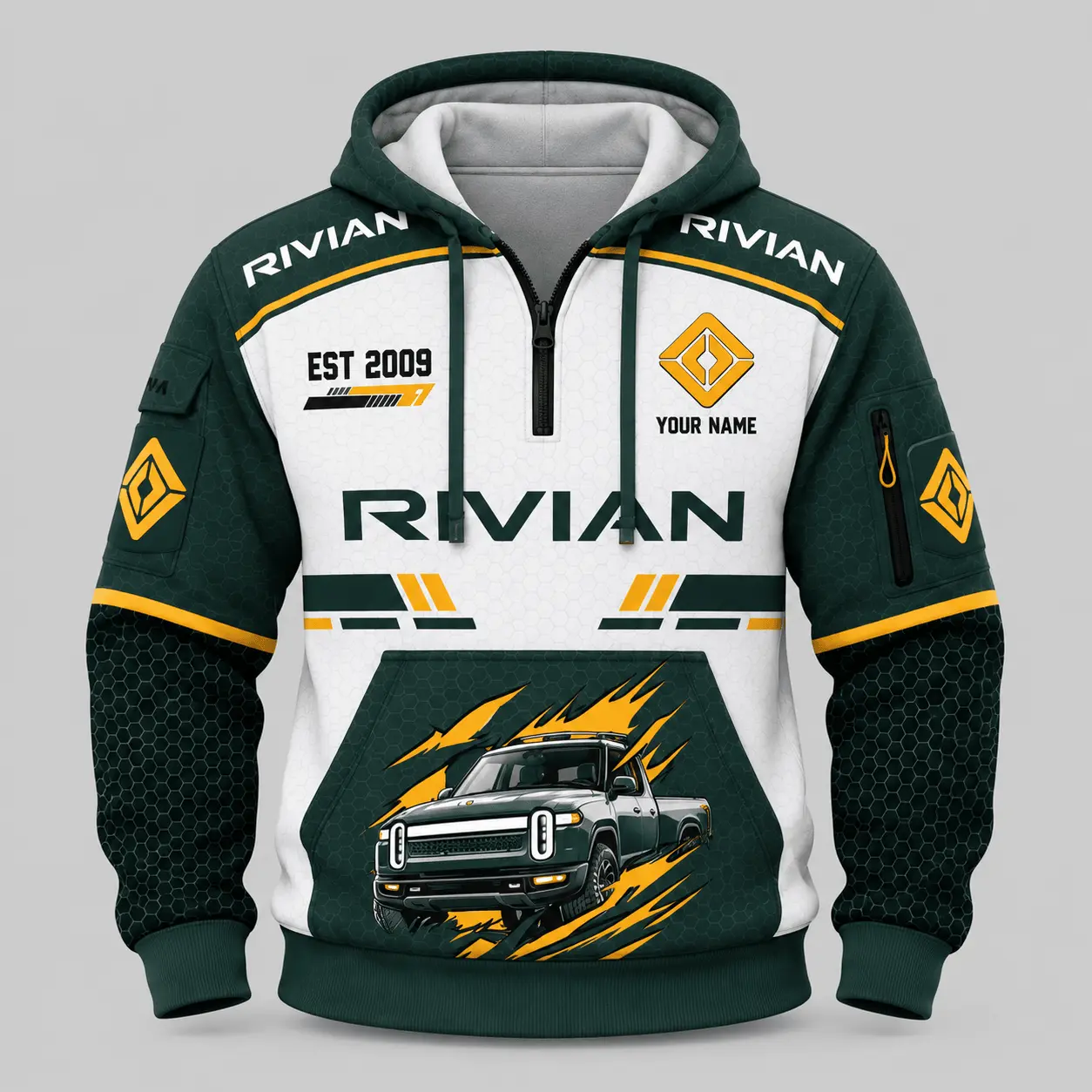 Rivian | Honeycomb Claw Graphic Tracksuit Set - Hoodie