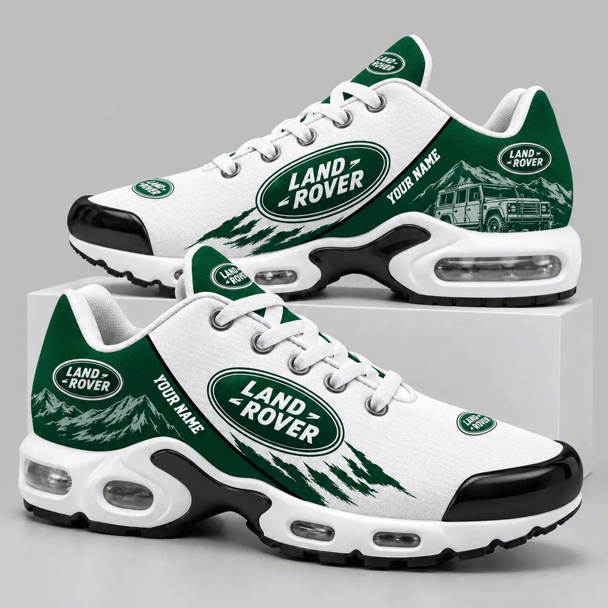 Land Rover | Curved Racing Graphic Air Max Shoes