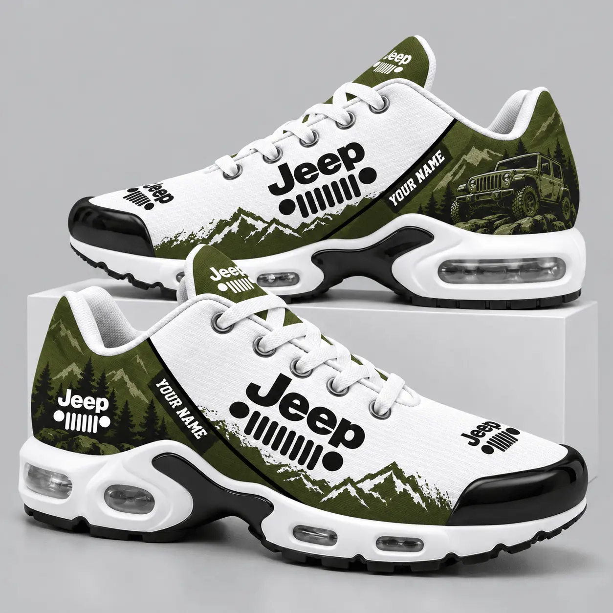 Jeep | Curved Racing Graphic Air Max Shoes
