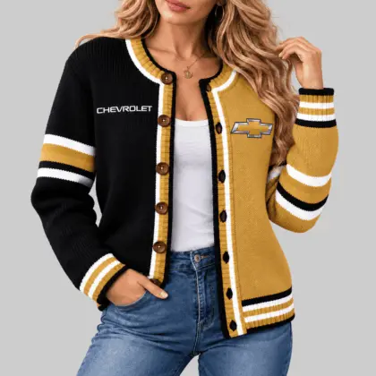 Chevrolet | Split Panel Racing Stripe Cardigan