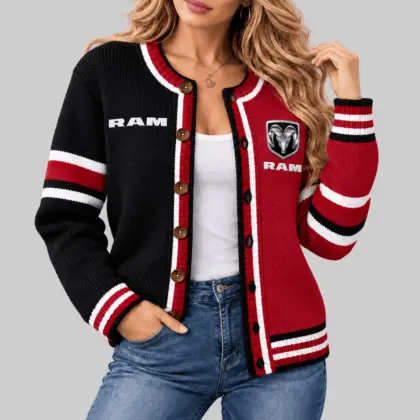 Ram | Split Panel Racing Stripe Cardigan